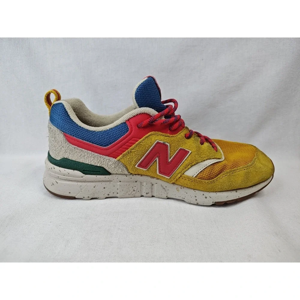 New Balance Women's Size 5‎ Athletic Shoe 997H Red Yellow Multicolor Sneakers